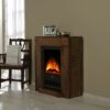 Elektrokamin Agra Mangoholz dunkelbraun | Albero Möbel | Optiflame